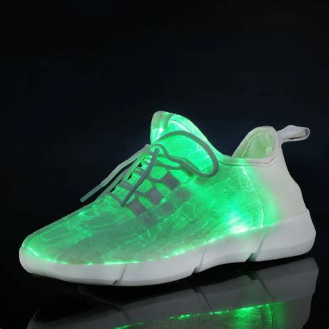 Fiber Optic Led Shoes for Kids Boys Girls Light Up Shoes USB charging 7 ...