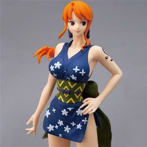 Banpresto Bandai Glitter Glamours One Piece Wano Kuni Nami Blue Dress