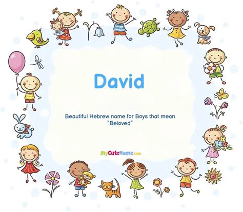 David Meaning What Is The Meaning Of Name David Mycutename