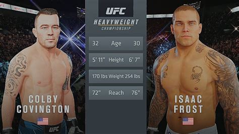 Colby Covington Vs Isaac Frost UFC 4 Gameplay Legendary Difficulty