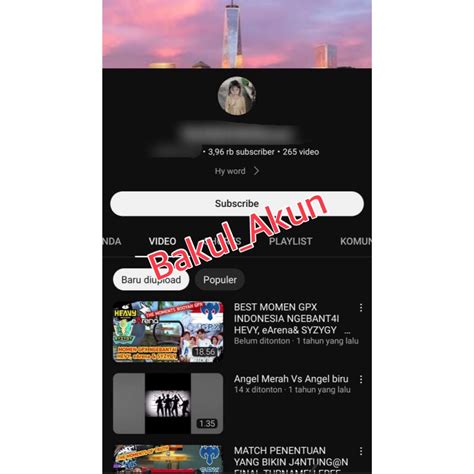 Jual Akun Youtube Belum Monet Akunyoutube Tua Lawas Paket Monetisasi