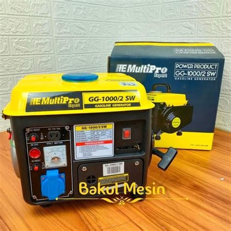 Jual Mesin Genset Tak Gg Multipro Gg Generator Set Watt