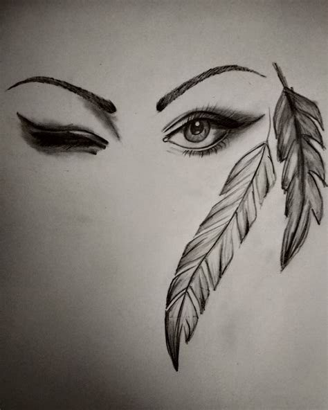 Winking Eye Drawing at PaintingValley.com | Explore collection of ...