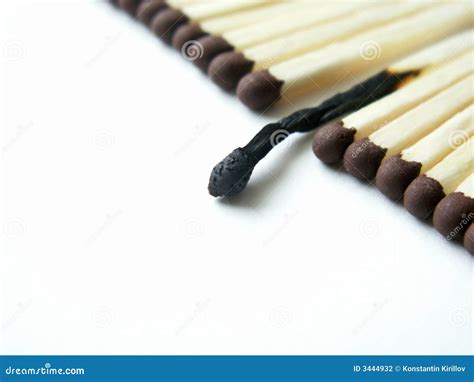 Burnt match stock photo. Image of confines, wooden, bounds - 3444932