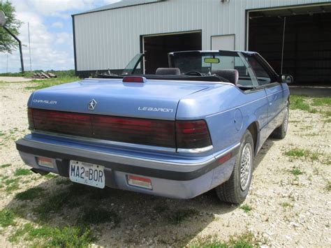 Cc Driving Impressions 1992 Chrysler Lebaron Convertible Turning