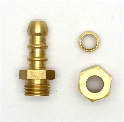 British Made 8mm Compression Fitting To Lpg Fulham Nozzle To 8mm Id