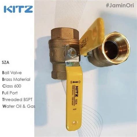 Valve Size 34 Inch Kitz Brass Ball Valve Water At Rs 650piece In Surat