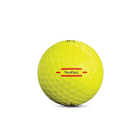 Titleist TruFeel Yellow 1 Dozen Golf Balls at GlobalGolf.ca