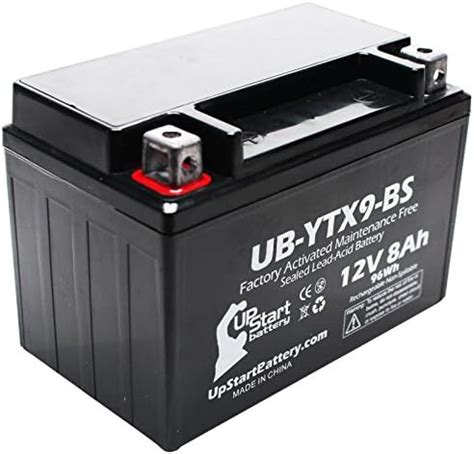 YTX9 BS Battery Replacement 8Ah 12v Sealed Factory Activated