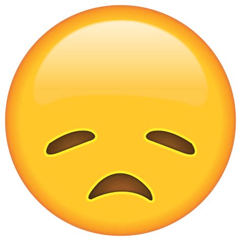 Download Disappointed Face Emoji Emoji Island