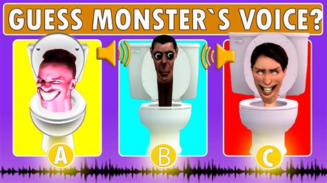 Guess The Monster`s Memes By Song Skibidi Toilet That One Guy