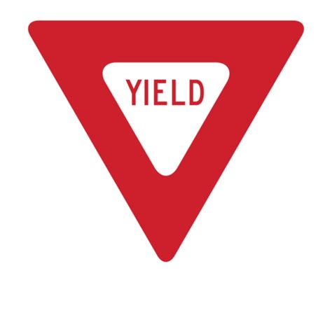 Graphic Design Signs Road American Yield Sign - Clip Art Library