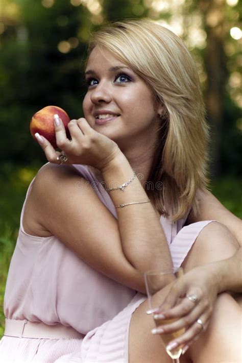 Charming Blonde Stock Photo Image Of Glamor Summer