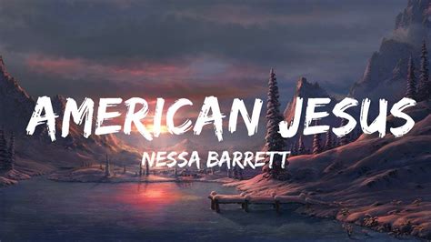 Nessa Barrett American Jesus Lyrics Mins Trendy Music Youtube