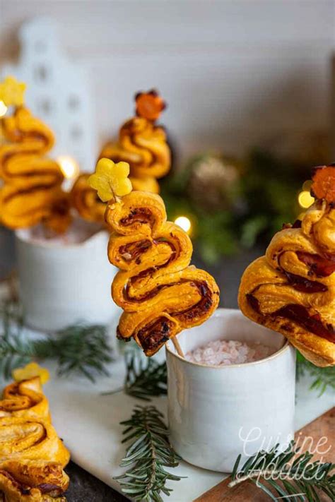 Petits feuilletés sapin pour l apéritif de Noël Recette rapide et festive