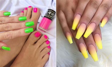 The top 20 Ideas About Neon Color Nail Designs - Home, Family, Style and Art Ideas