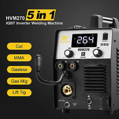 5 IN 1 MIG TIG MMA CUT Welder Air Plasma Cutter 250A 220V Gas Gasless