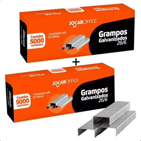 Kit Caixas Grampo Galvanizado Para Grampeador Papel Mercadolivre