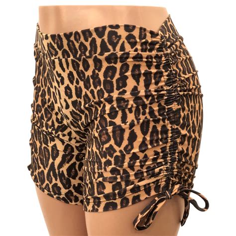 Long Shorts Cheetah Shorts Hot Yoga Shorts Plus Size Etsy
