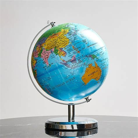 Baiulaoshufunny Decor Birthday Tworld Globe Desktop Geographic Globe