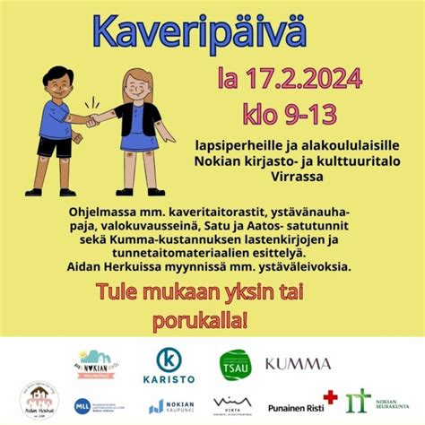 Kaverip Iv N Viihtym N Virtaan Nokian Kaupunki