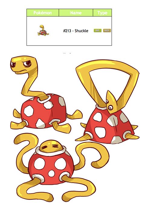 Pokemon Redesign Challenge Shuckle By Angelstarsketches On Deviantart