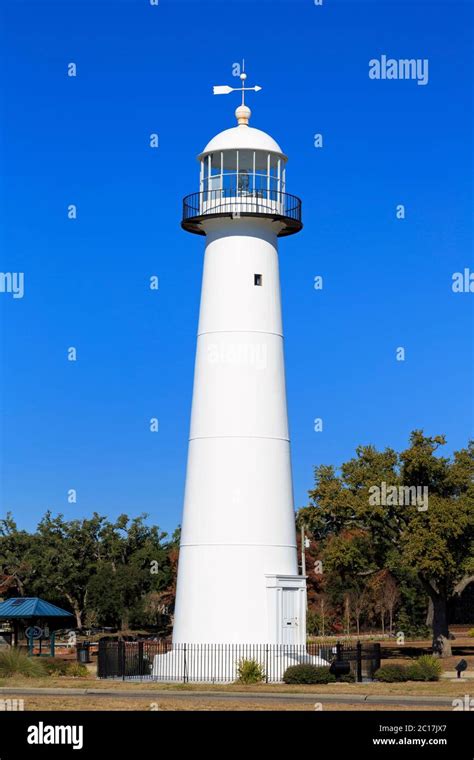 Biloxi Lighthouse, Biloxi, Mississippi, USA Stock Photo - Alamy