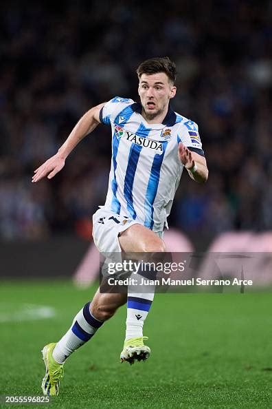 Kieran Tierney Of Real Sociedad In Action During The Copa Del Rey