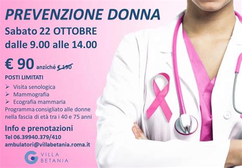 Prevenzione Donna Giomi Strutture Ospedaliere