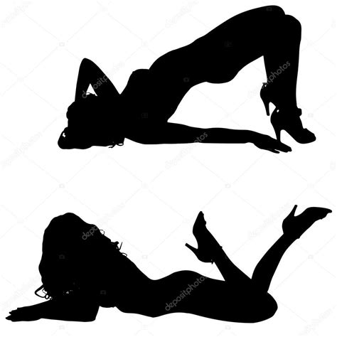 Vector Silhouettes Of Sexy Women Stock Vector Image By Majivecka