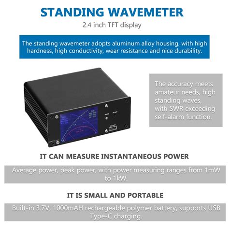 Mhz Mhz Mw Kw Standing Wavemeter Inch Tft Touching Display