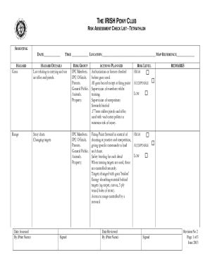 Fillable Online Irish Pony Club Tetrathlon Shooting Training Protocol