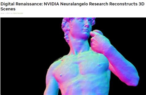 Martin Crowley On Twitter 1 Nvidia Announces Neuralangelo The New AI