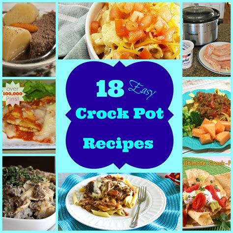 18 Easy Crock Pot Recipes Thirtysomethingsupermom