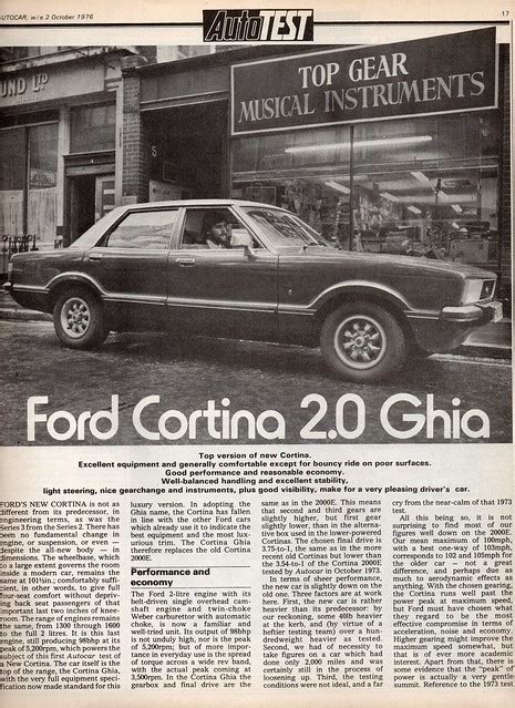 Flickriver Photoset Ford Cortina 2 0 Ghia Mk4 Road Test 1976 By