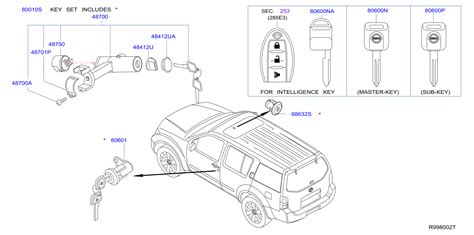 Nissan X Trail Ignition Lock Zs A Genuine Nissan Part