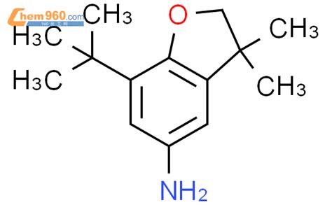 178322 43 5 7 tert butyl 3 3 dimethyl 2H 1 benzofuran 5 amineCAS号