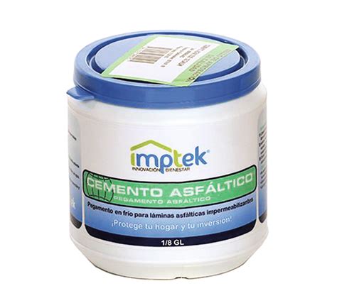 Cemento Asfáltico 1 8 Galón Aditivo 0 5Kg Alumband 473ML IMPTEK