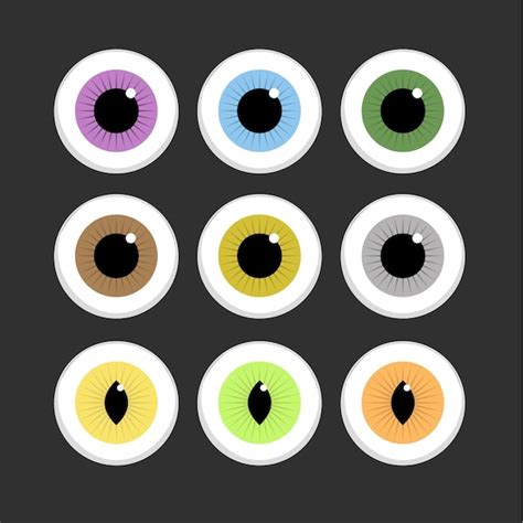 Premium Vector Eyes Set