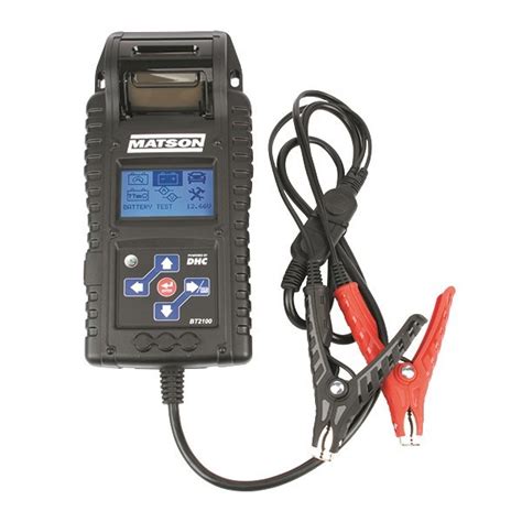 Matson Bt2100 Digital Battery And System Tester With Printer And Bluetooth Functionality