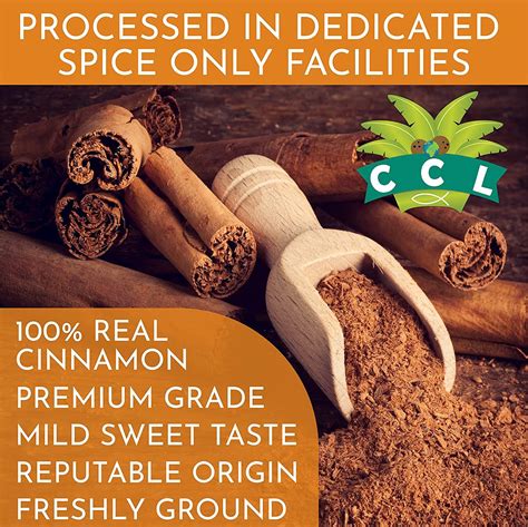 Organic Ceylon Cinnamon Powder 1 Lb Premium Grade True Raw Ground Sri