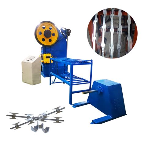 Concertina Razor Blade Barbed Wire Making Machine Machine And Barbed