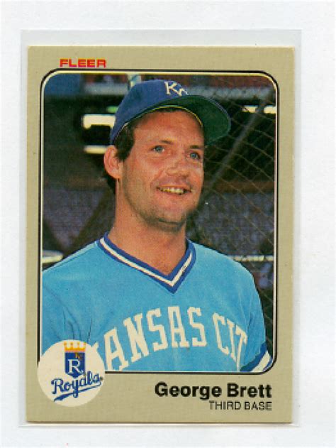 1983 FLEER 108 GEORGE BRETT ROYALS C EBay