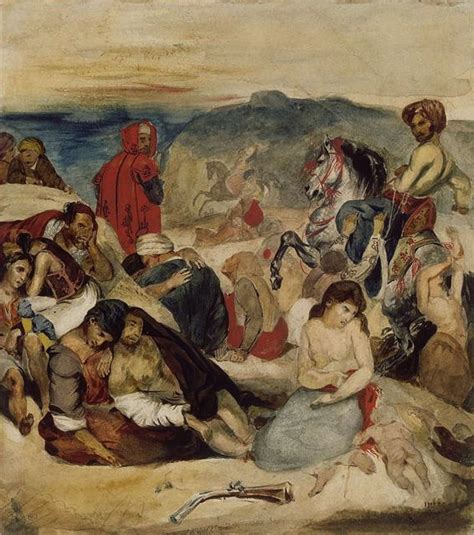 Massacro Di Scio Ferdinand Victor Eugene Delacroix