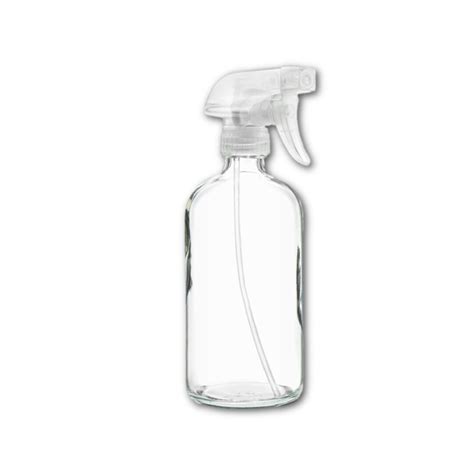 16 Oz Clear Glass Bottle W Natural Trigger Sprayer Your Oil Tools