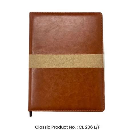 Perfect Bound PU Leather Cover New Year Diary 2024 CL 206 L F B5 At