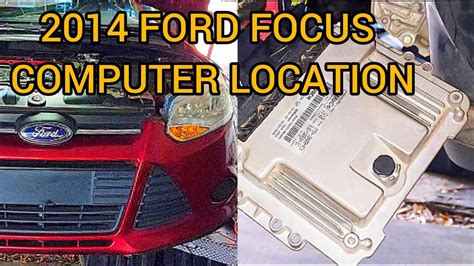 Ford Focus Ecm Engine Computer Pcm Ecu Location Off