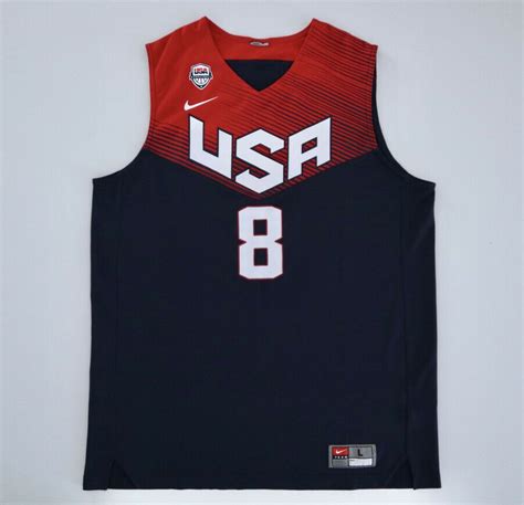 Paul GEORGE NIKE USA Olympics Team NBA Basketball Shirt L Basket Jersey