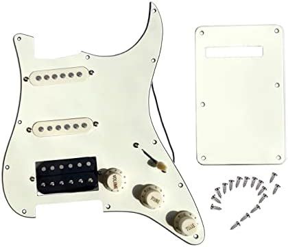 Amazon Ogdni Prewired Strat Pickguard With Ssh Pickup Set Ply