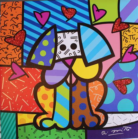 Ursinho Romero Britto Obras De Romero Britto Desenhos Romero Brito My